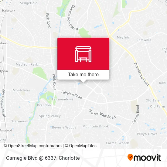 Mapa de Carnegie Blvd @ 6337