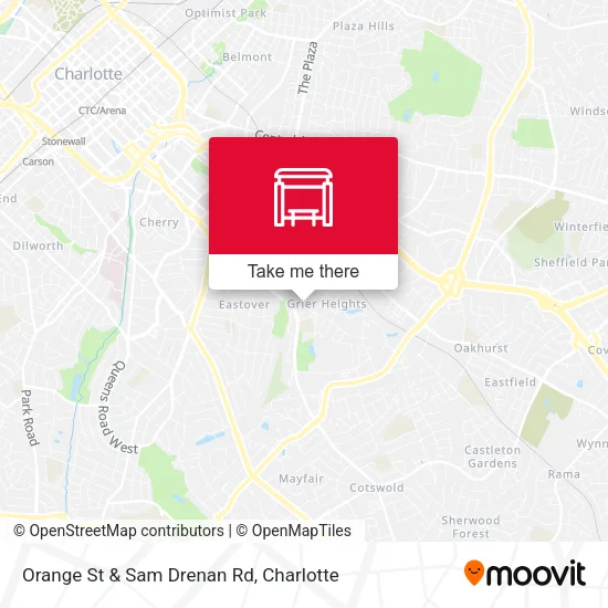 Mapa de Orange St & Sam Drenan Rd
