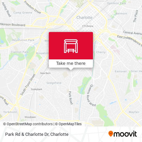 Park Rd & Charlotte Dr map