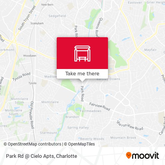 Park Rd @ Cielo Apts map