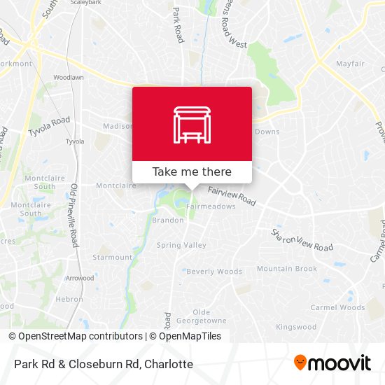 Park Rd & Closeburn Rd map