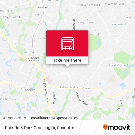 Park Rd & Park Crossing Dr map