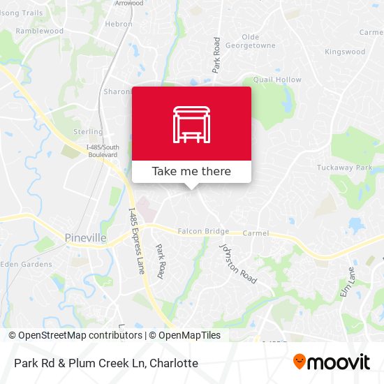 Park Rd & Plum Creek Ln map