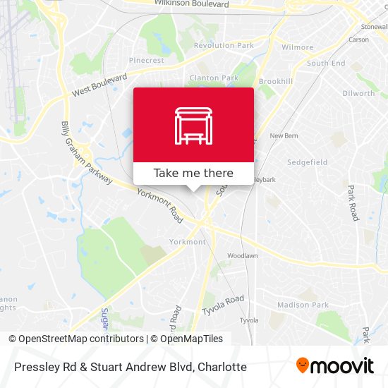 Pressley Rd & Stuart Andrew Blvd map