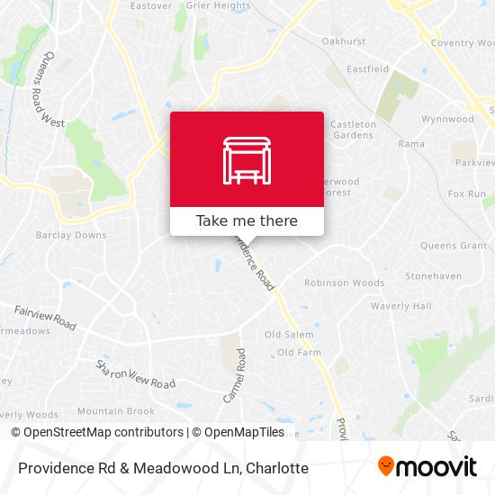 Providence Rd & Meadowood Ln map