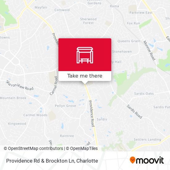 Providence Rd & Brockton Ln map