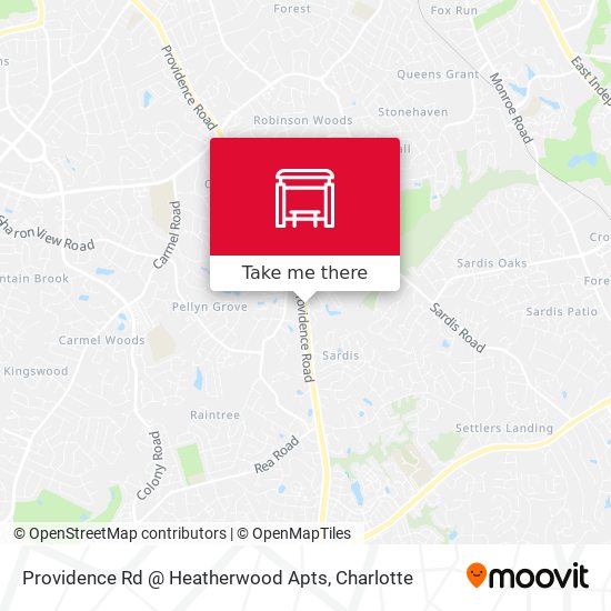 Mapa de Providence Rd @ Heatherwood Apts
