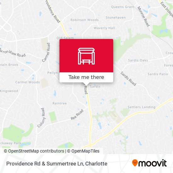 Providence Rd & Summertree Ln map