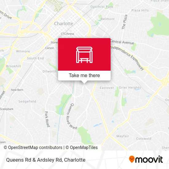 Mapa de Queens Rd & Ardsley Rd