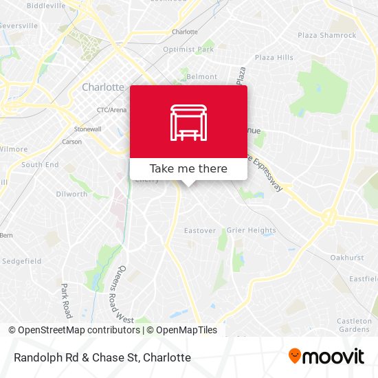 Randolph Rd & Chase St map