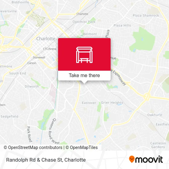 Mapa de Randolph Rd & Chase St