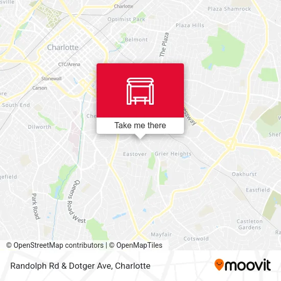 Mapa de Randolph Rd & Dotger Ave