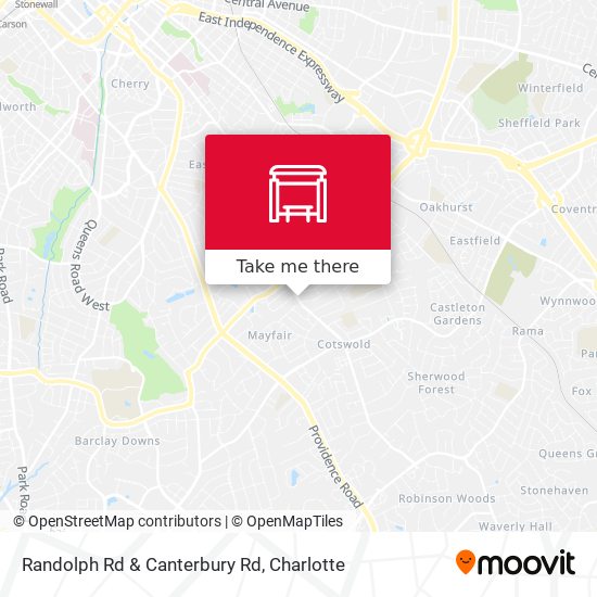 Mapa de Randolph Rd & Canterbury Rd