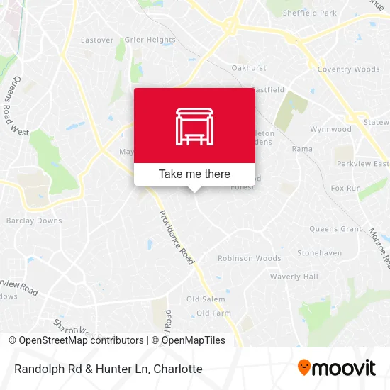 Mapa de Randolph Rd & Hunter Ln