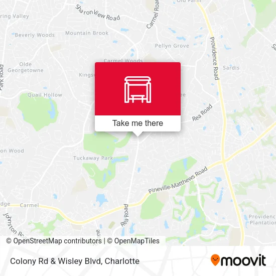 Mapa de Colony Rd & Wisley Blvd
