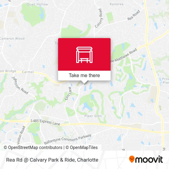 Mapa de Rea Rd @ Calvary Park & Ride
