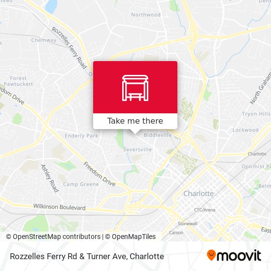 Mapa de Rozzelles Ferry Rd & Turner Ave