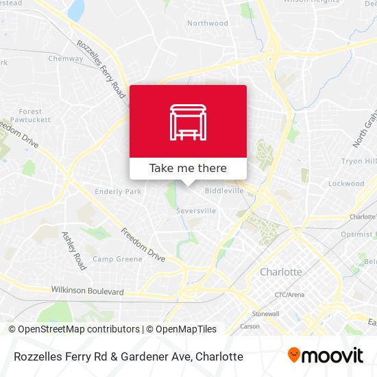 Rozzelles Ferry Rd & Gardener Ave map