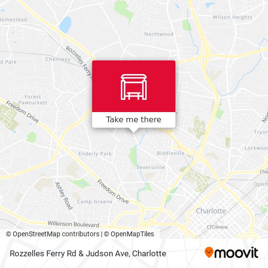 Rozzelles Ferry Rd & Judson Ave map