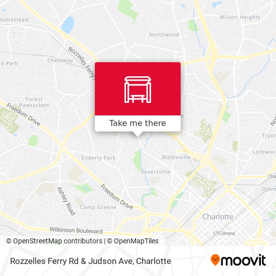 Mapa de Rozzelles Ferry Rd & Judson Ave