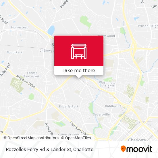 Rozzelles Ferry Rd & Lander St map