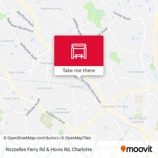 Mapa de Rozzelles Ferry Rd & Hovis Rd