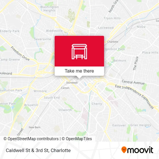 Mapa de Caldwell St & 3rd St