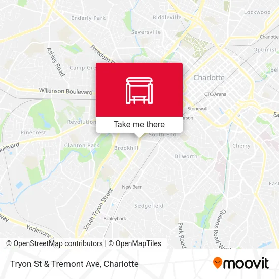 Mapa de Tryon St & Tremont Ave