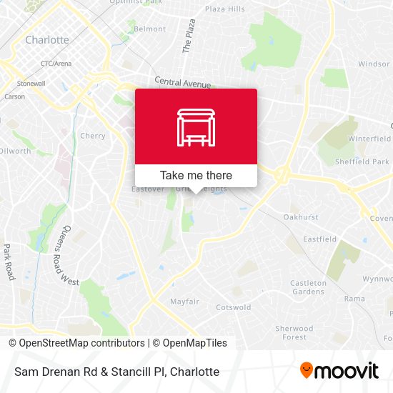 Sam Drenan Rd & Stancill Pl map