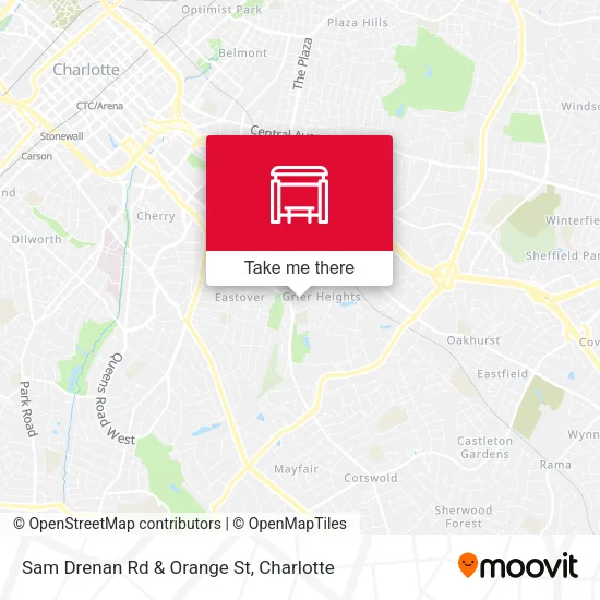 Mapa de Sam Drenan Rd & Orange St
