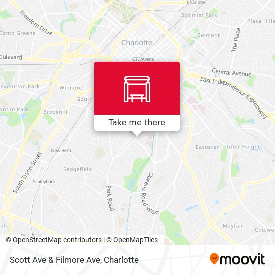 Scott Ave & Filmore Ave map