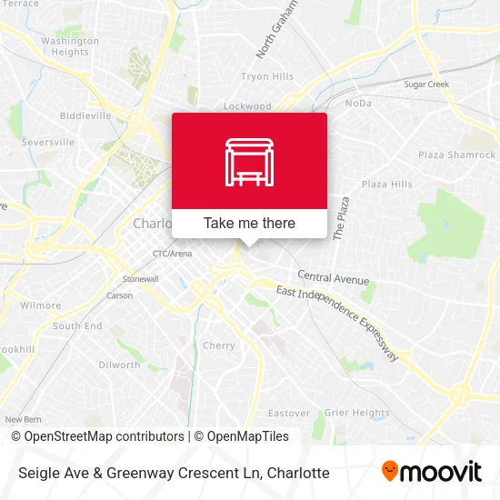 Mapa de Seigle Ave & Greenway Crescent Ln
