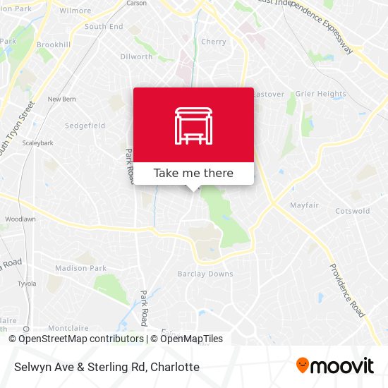 Selwyn Ave & Sterling Rd map