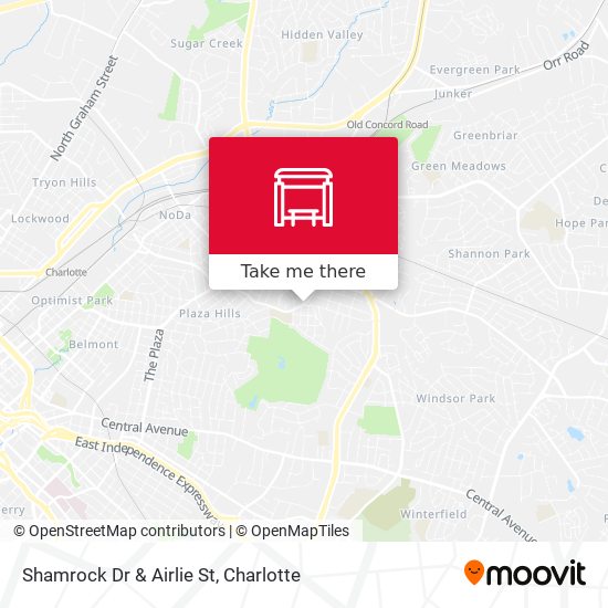 Mapa de Shamrock Dr & Airlie St