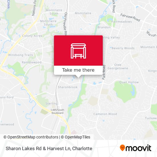 Mapa de Sharon Lakes Rd & Harvest Ln