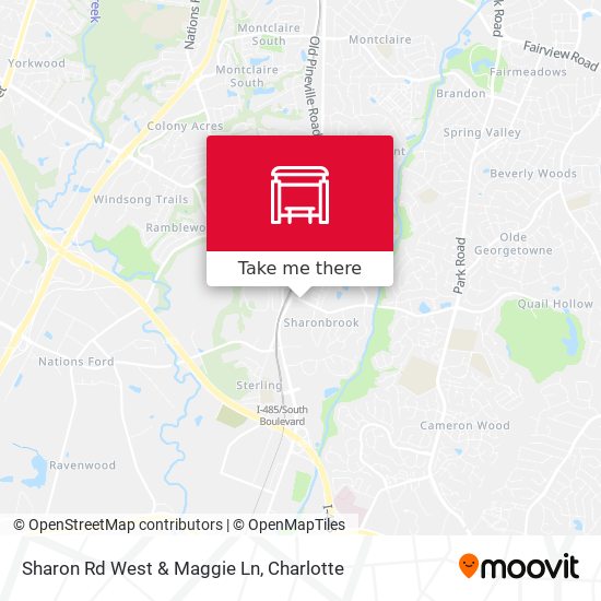 Mapa de Sharon Rd West & Maggie Ln