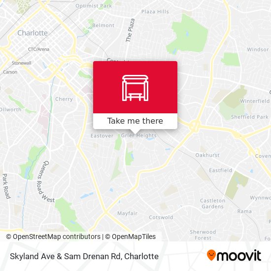 Mapa de Skyland Ave & Sam Drenan Rd