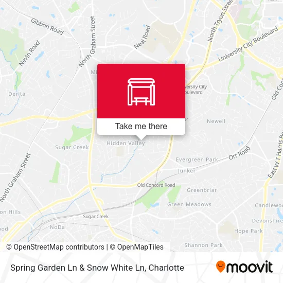 Mapa de Spring Garden Ln & Snow White Ln