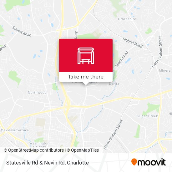 Statesville Rd & Nevin Rd map