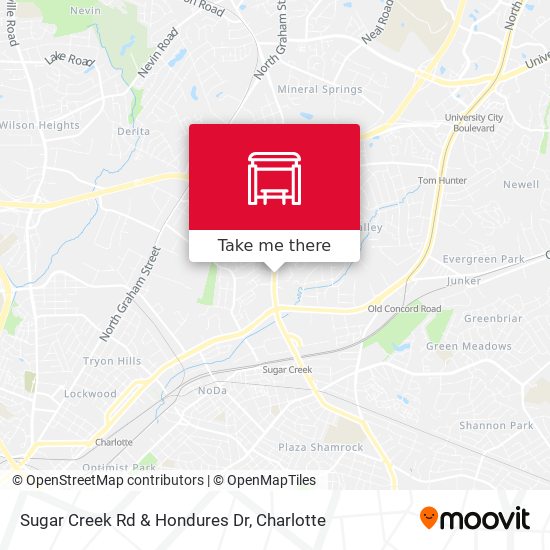 Sugar Creek Rd & Hondures Dr map