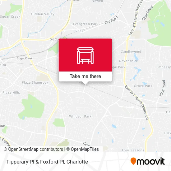 Mapa de Tipperary Pl & Foxford Pl