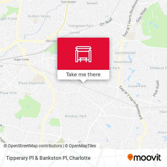 Tipperary Pl & Bankston Pl map