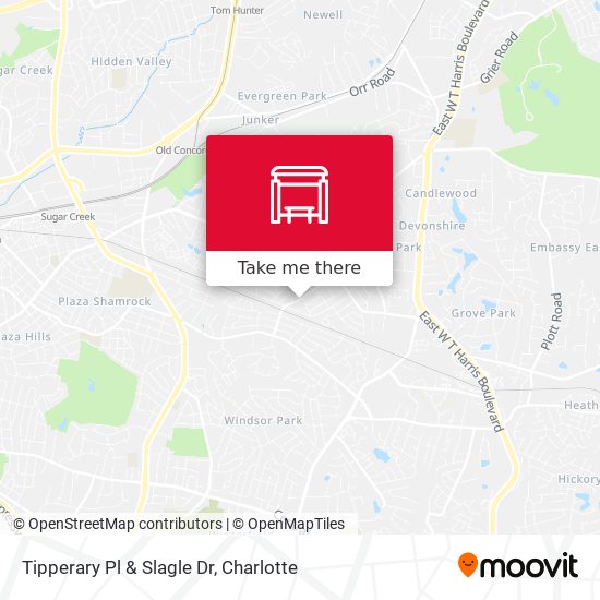 Tipperary Pl & Slagle Dr map