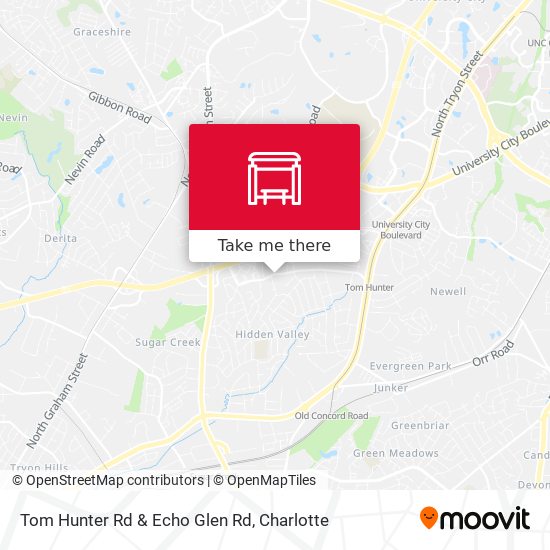 Mapa de Tom Hunter Rd & Echo Glen Rd