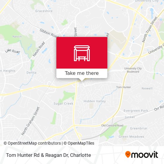 Tom Hunter Rd & Reagan Dr map