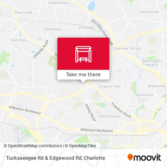 Tuckaseegee Rd & Edgewood Rd map