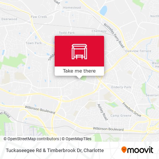 Tuckaseegee Rd & Timberbrook Dr map