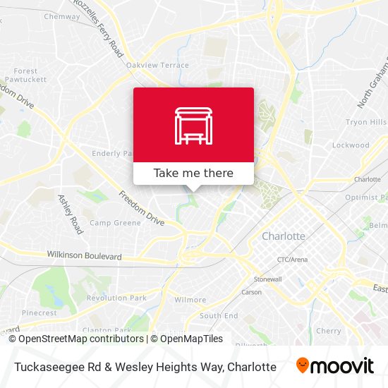 Tuckaseegee Rd & Wesley Heights Way map