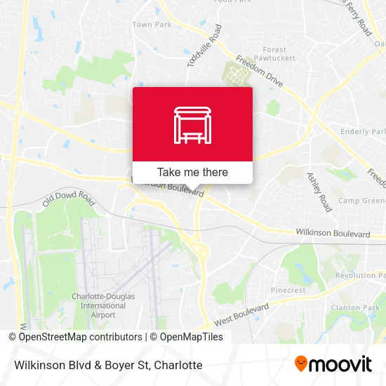 Mapa de Wilkinson Blvd & Boyer St