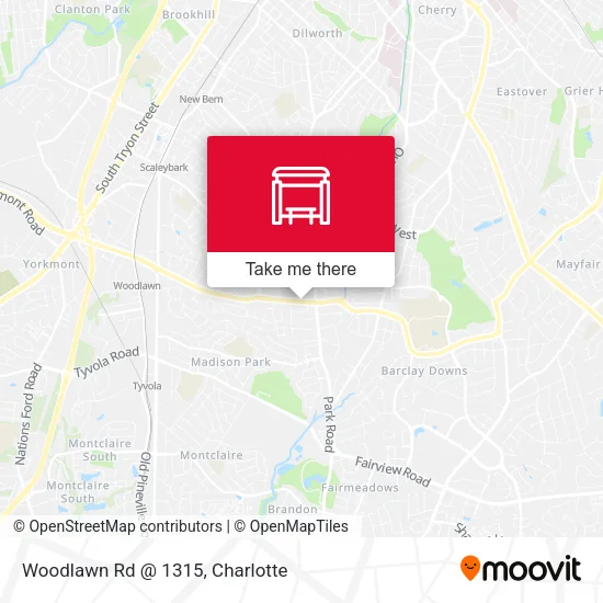 Mapa de Woodlawn Rd @ 1315